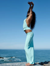 Cargar imagen en el visor de la galería, Bamboo Long Skirt Baby Blue