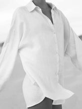 Cargar imagen en el visor de la galería, Camisa Higuera White Linen