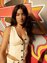 Cargar imagen en el visor de la galería, Chaleco Raw Denim