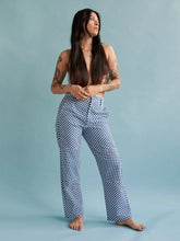 Load image into Gallery viewer, Plaid double knee pants