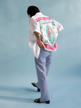 Load image into Gallery viewer, Plaid double knee pants