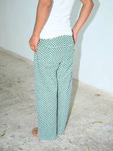 Cargar imagen en el visor de la galería, Checkered Double Knee Pants Green
