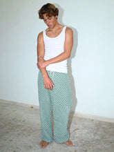 Cargar imagen en el visor de la galería, Checkered Double Knee Pants Green