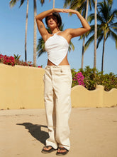 Cargar imagen en el visor de la galería, Raw Denim Double Knee Pants